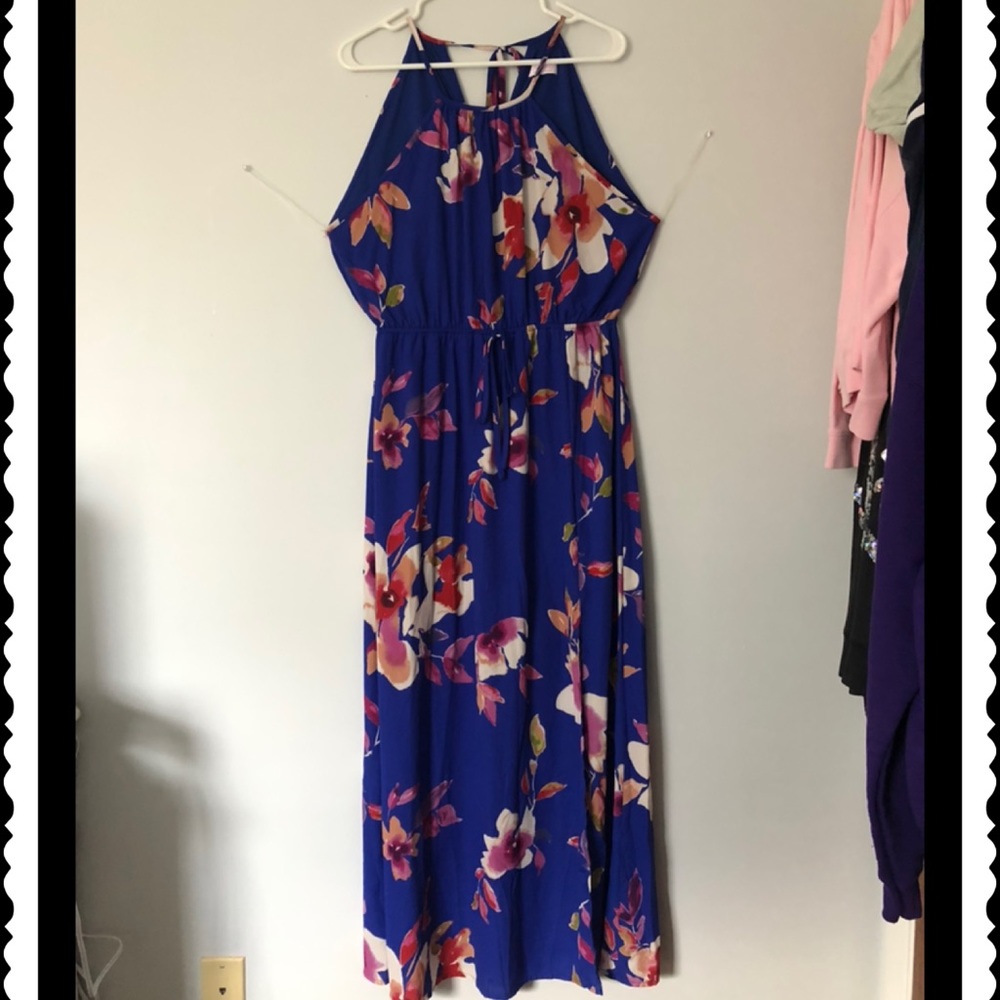 PINK LILY FLORAL MAXI DRESS-never worn